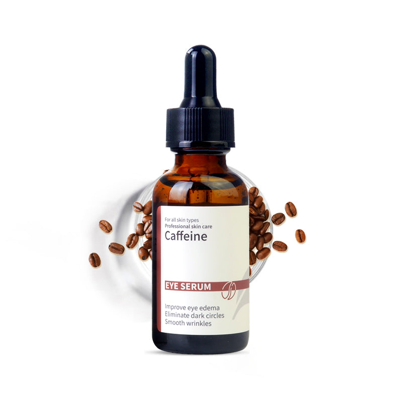 POP POP CHIC Sticker Label Low Moq Probiotics Serum Sets Vegan Lifting Eyes Care Caffeine Collage Eye Serum for Eye Bags Winkles