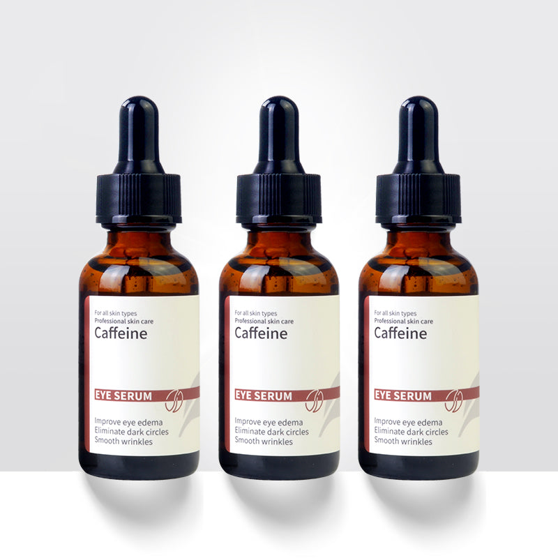 POP POP CHIC Sticker Label Low Moq Probiotics Serum Sets Vegan Lifting Eyes Care Caffeine Collage Eye Serum for Eye Bags Winkles