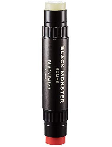 BLACK MONSTER [BLACK MONSTER] Black Balm Dual-Ended Tinted Lip Balm & Lip Moisturizer for Men 2.4g