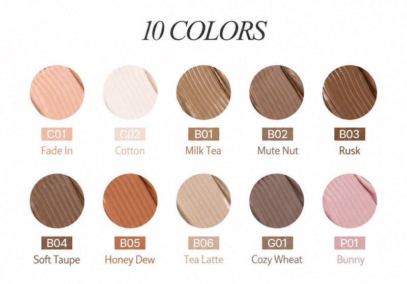mude mude Inspire Skinny Browcara 3.2g (9colors)